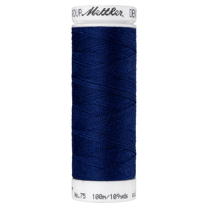 Amann Mettler – Denim DOC naaigaren 100m - 0809 Dark sapphire blue