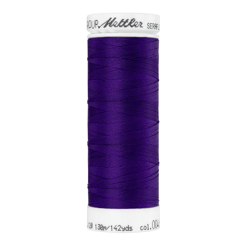 Amann Mettler - Seraflex elastisch naaigaren 130m - 0046 Deep Purple