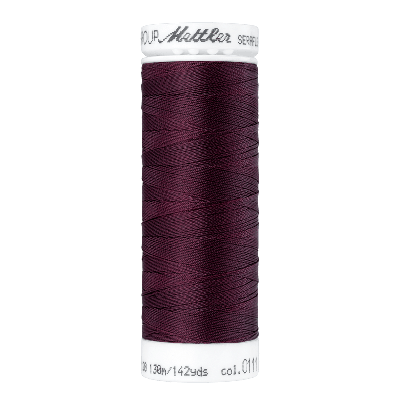 Amann Mettler - Seraflex elastisch naaigaren 130m - 0111 Beet Red