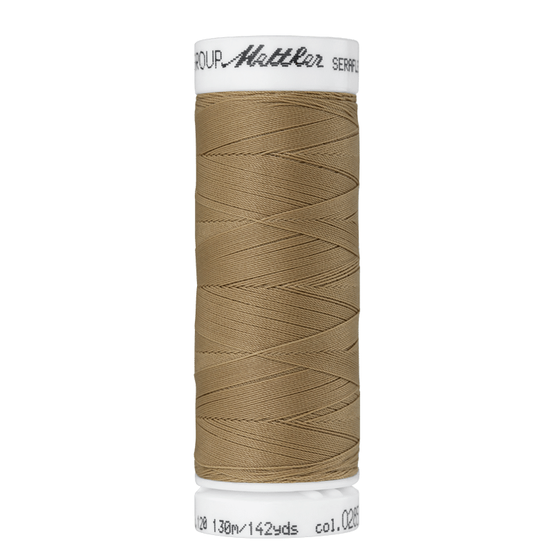 Amann Mettler - Seraflex elastisch naaigaren 130m - 0285 Caramel Cream