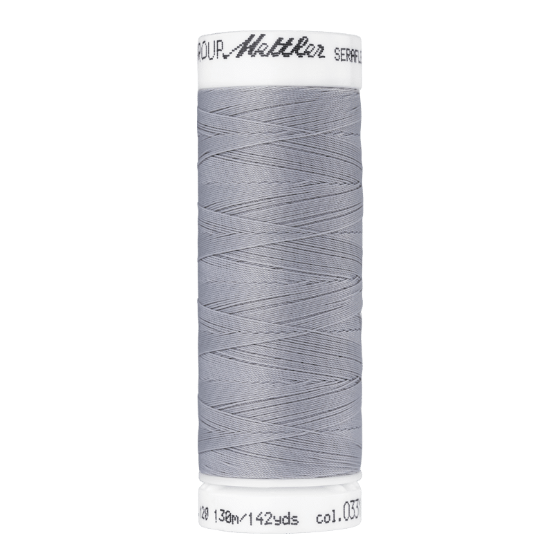 Amann Mettler - Seraflex elastisch naaigaren 130m - 0331 Ash Mist