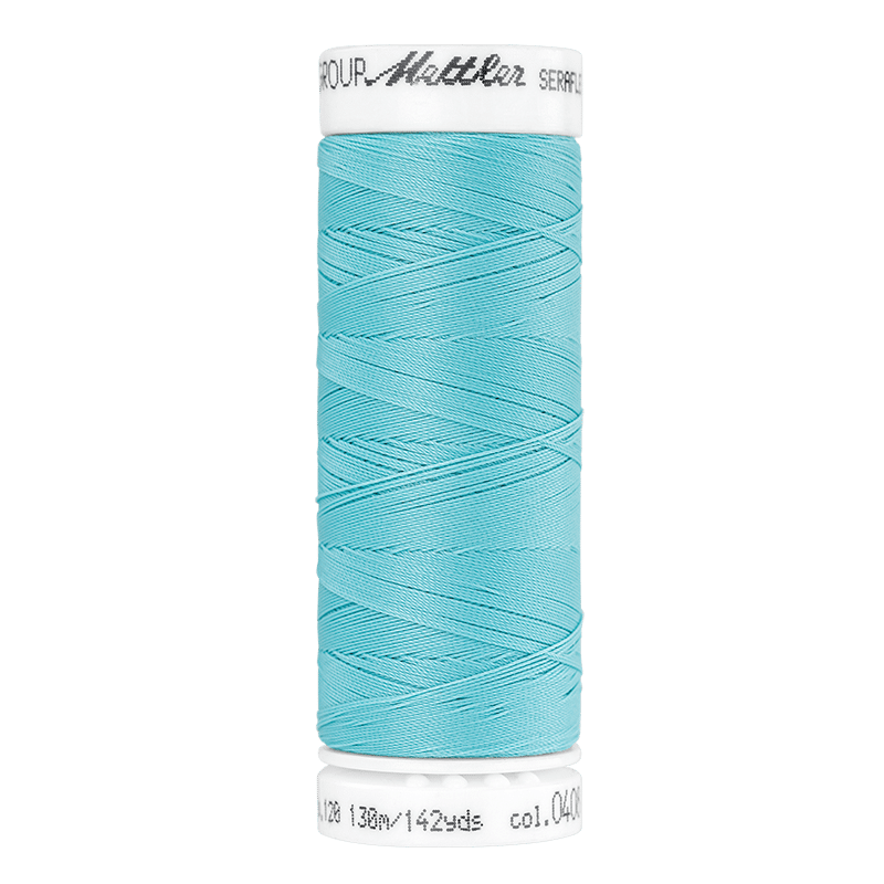 Amann Mettler - Seraflex elastisch naaigaren 130m - 0408 Aqua