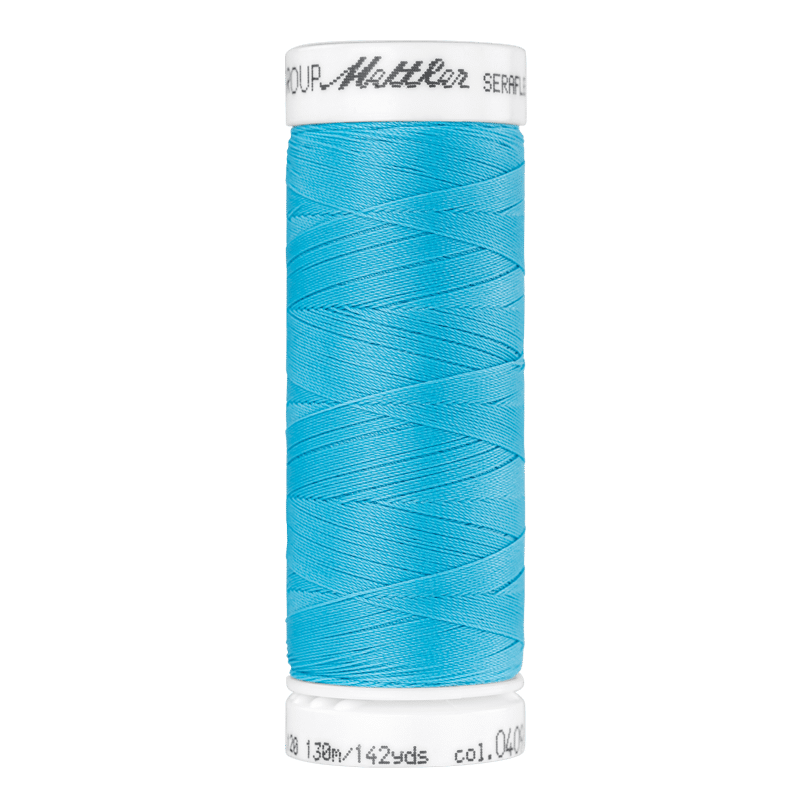 Amann Mettler - Seraflex elastisch naaigaren 130m - 0409 Turquoise