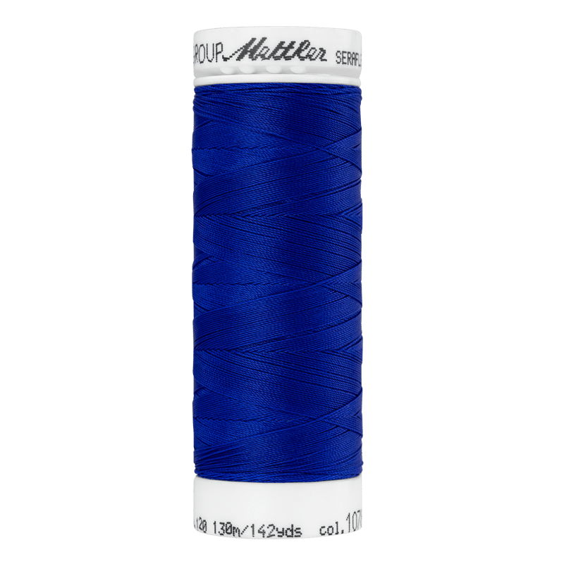 Amann Mettler - Seraflex elastisch naaigaren 130m - 1078 Fire Blue
