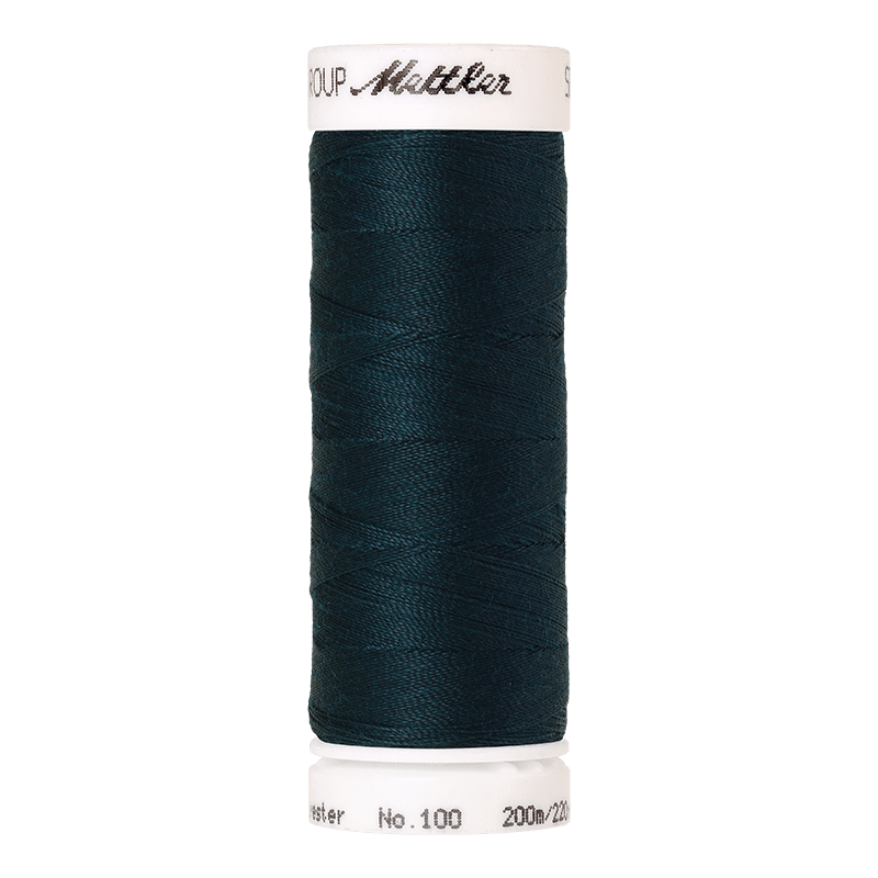 Amann Mettler – Seralon naaigaren 200m - 0763 Dark Greenish Blue