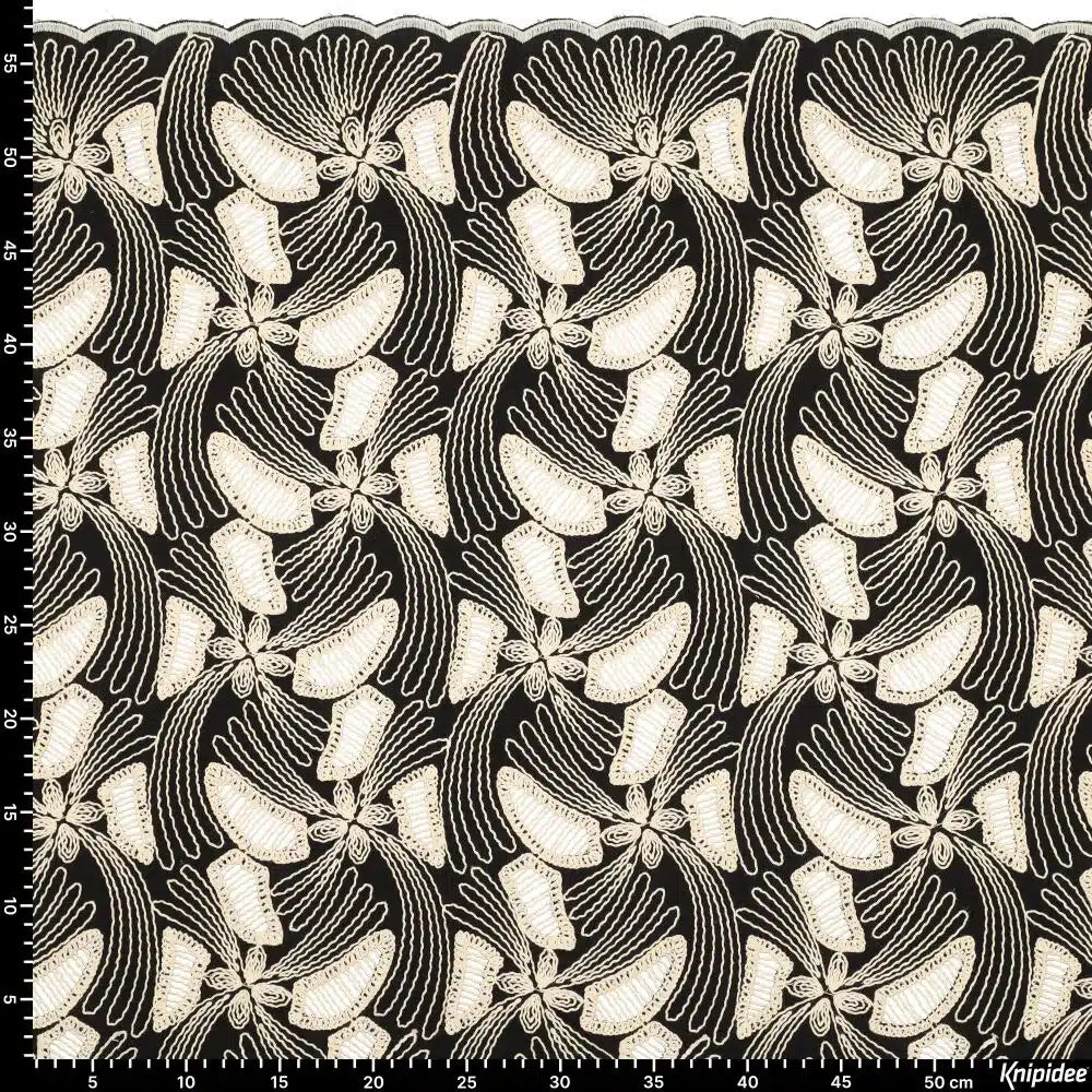 Anouk broderie offwhite/zwart