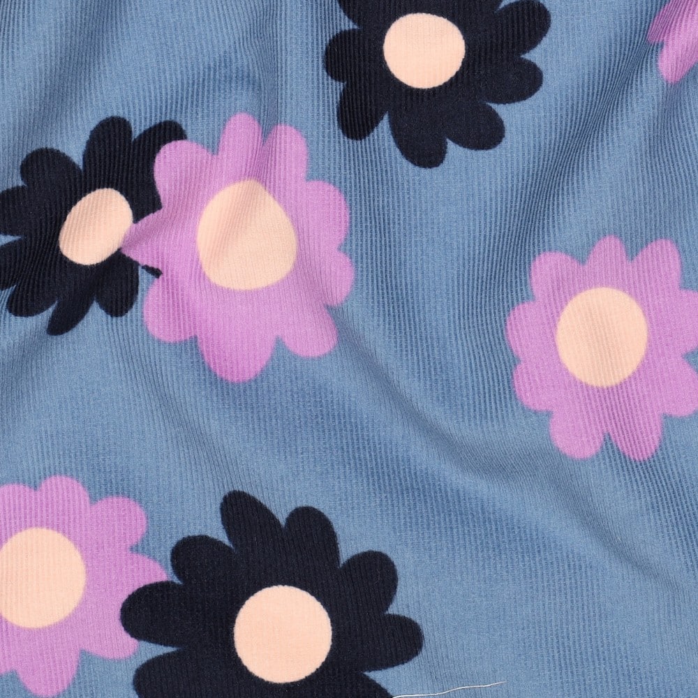 Babycord bloemen jeans