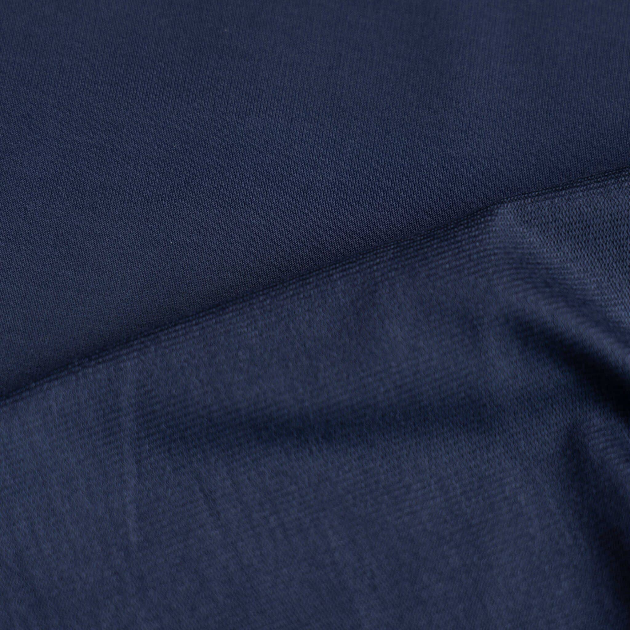 Bamboo french terry donkerblauw