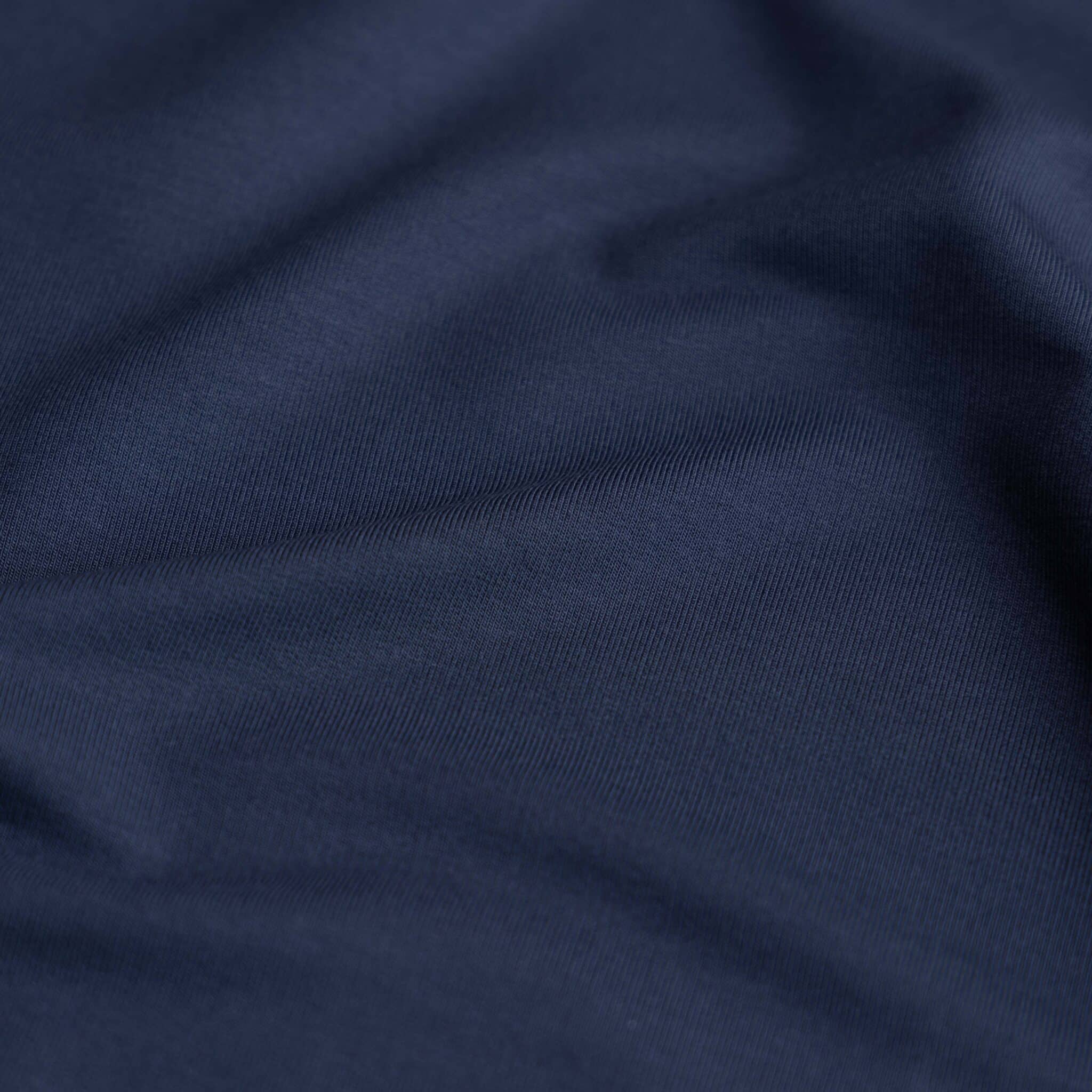 Bamboo french terry donkerblauw