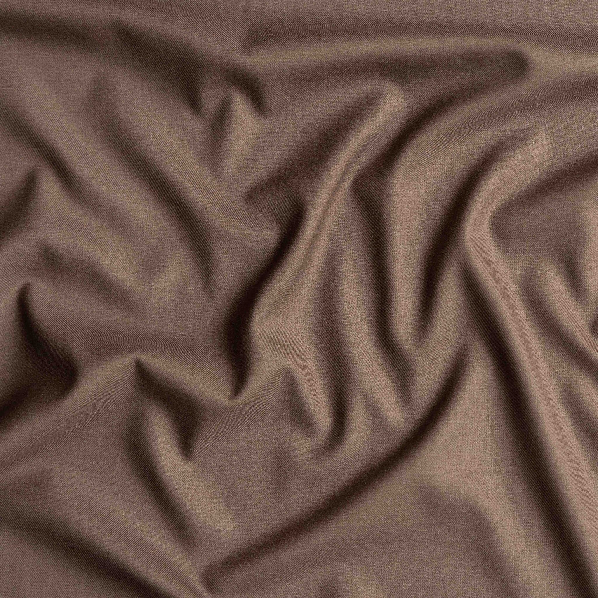 Bamboo | recycled polyester stretch donkerbruin