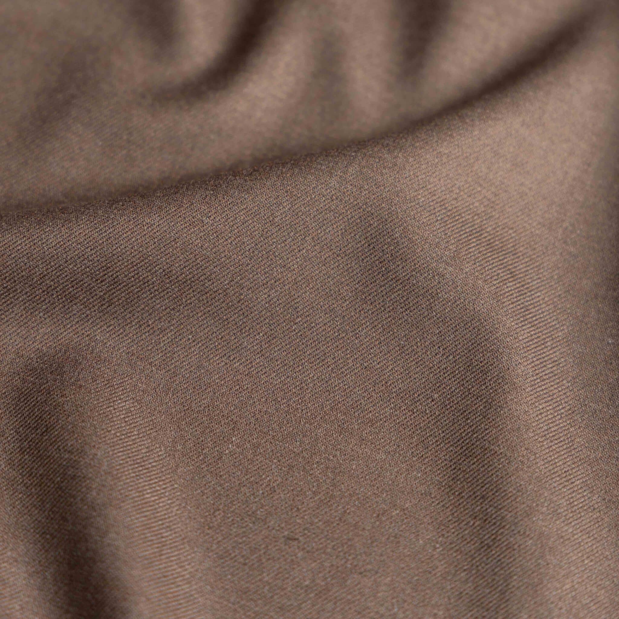 Bamboo | recycled polyester stretch donkerbruin