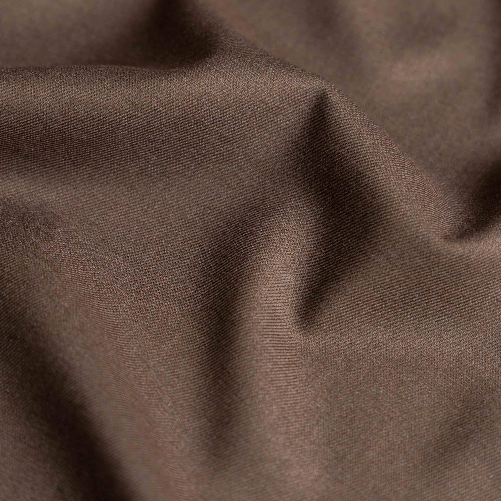 Bamboo | recycled polyester stretch donkerbruin