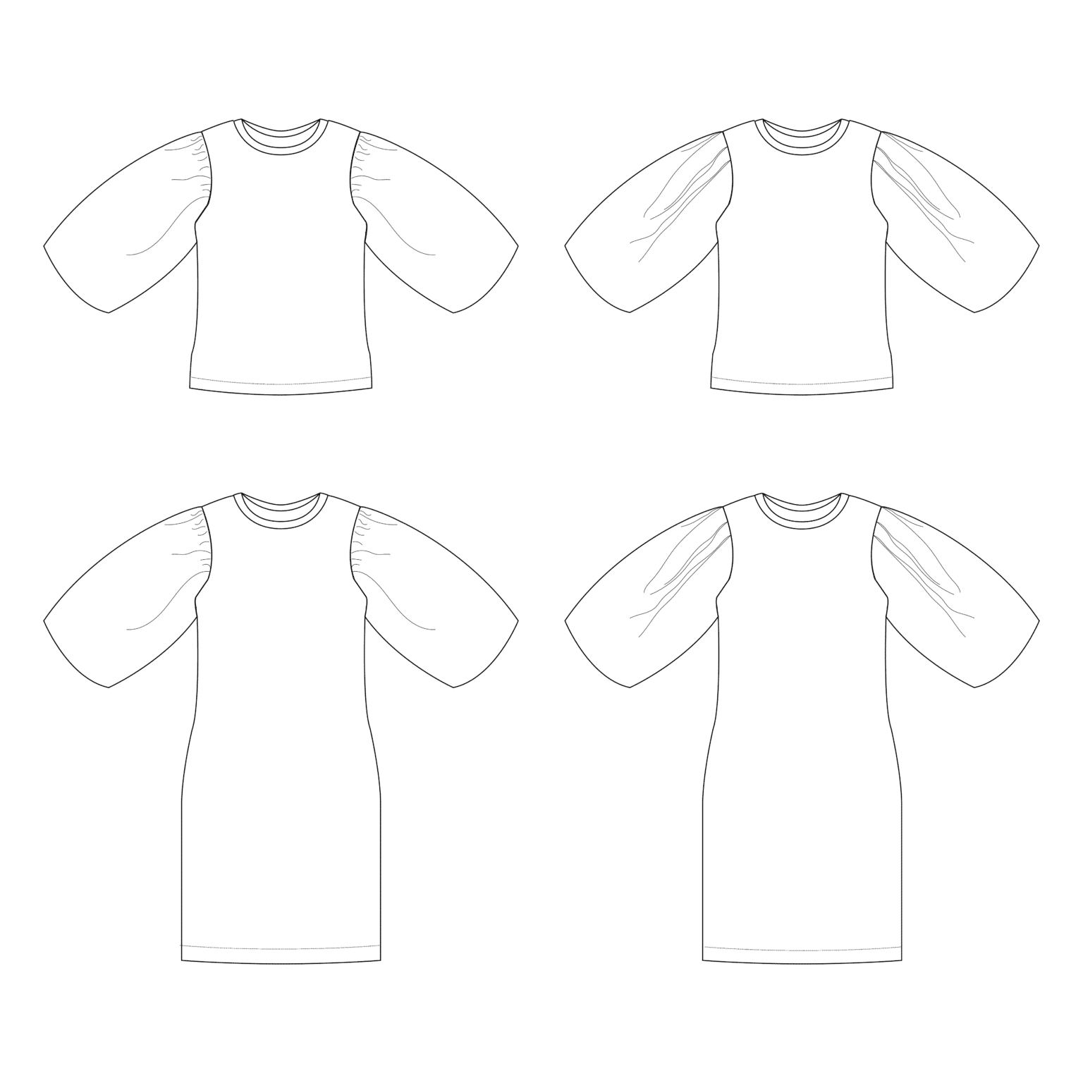 Bel'Etoile - Gaëlle top en jurk kids (papieren patroon)
