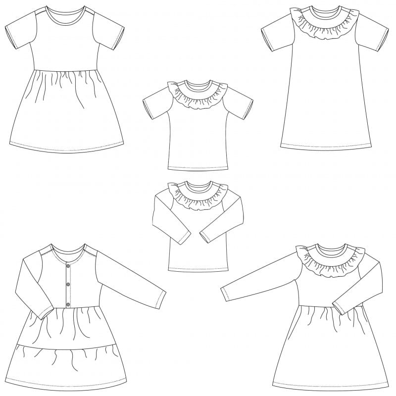 Bel'Etoile - Hazel kids (papieren patroon)