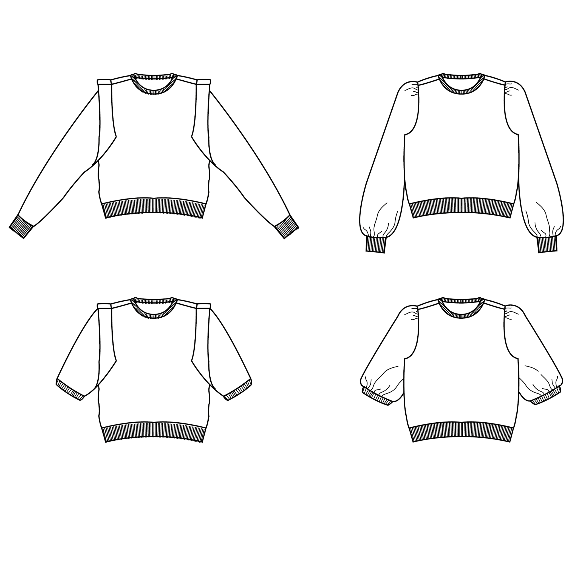 Bel'Etoile - Hera sweater kids (papieren patroon)