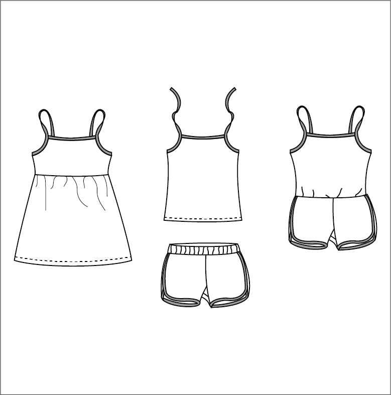 Bel'Etoile - Siem zomerset kids (papieren patroon)