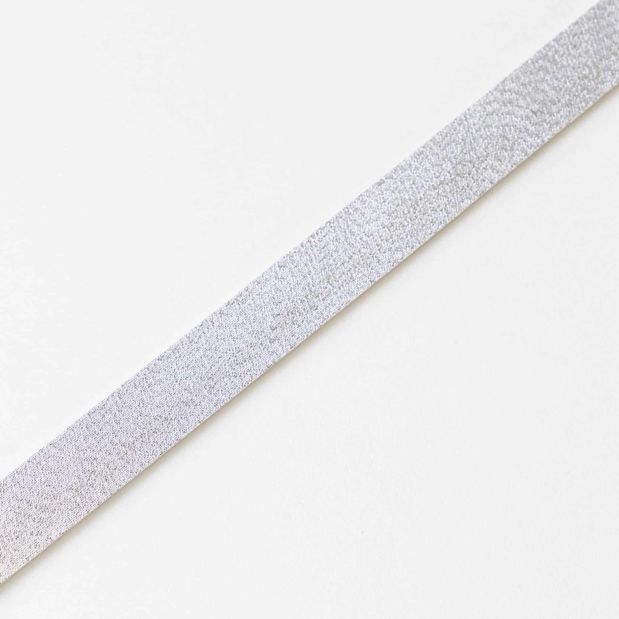 Biaisband katoen 20mm zilver