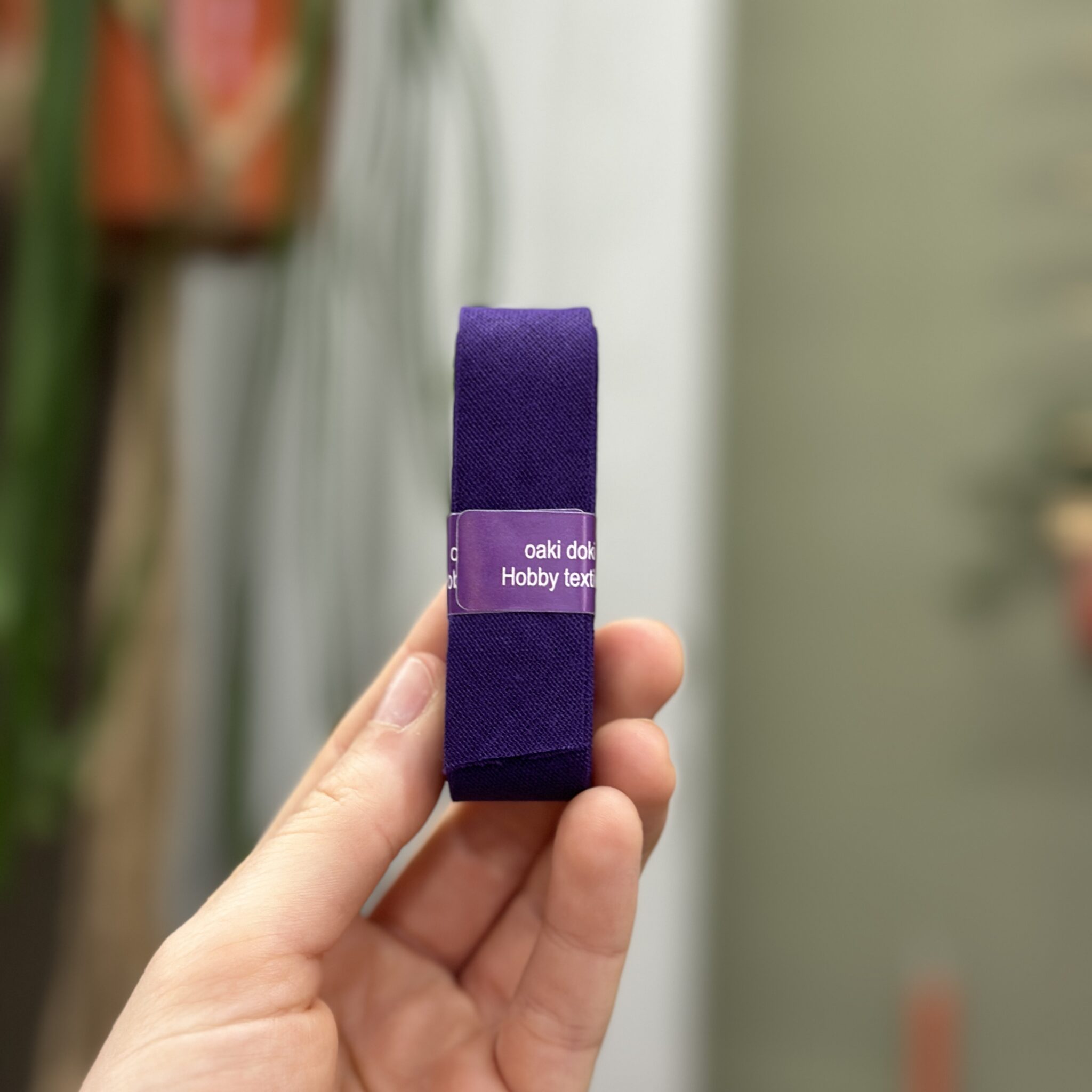 Biaisband katoen 3M donkerpaars
