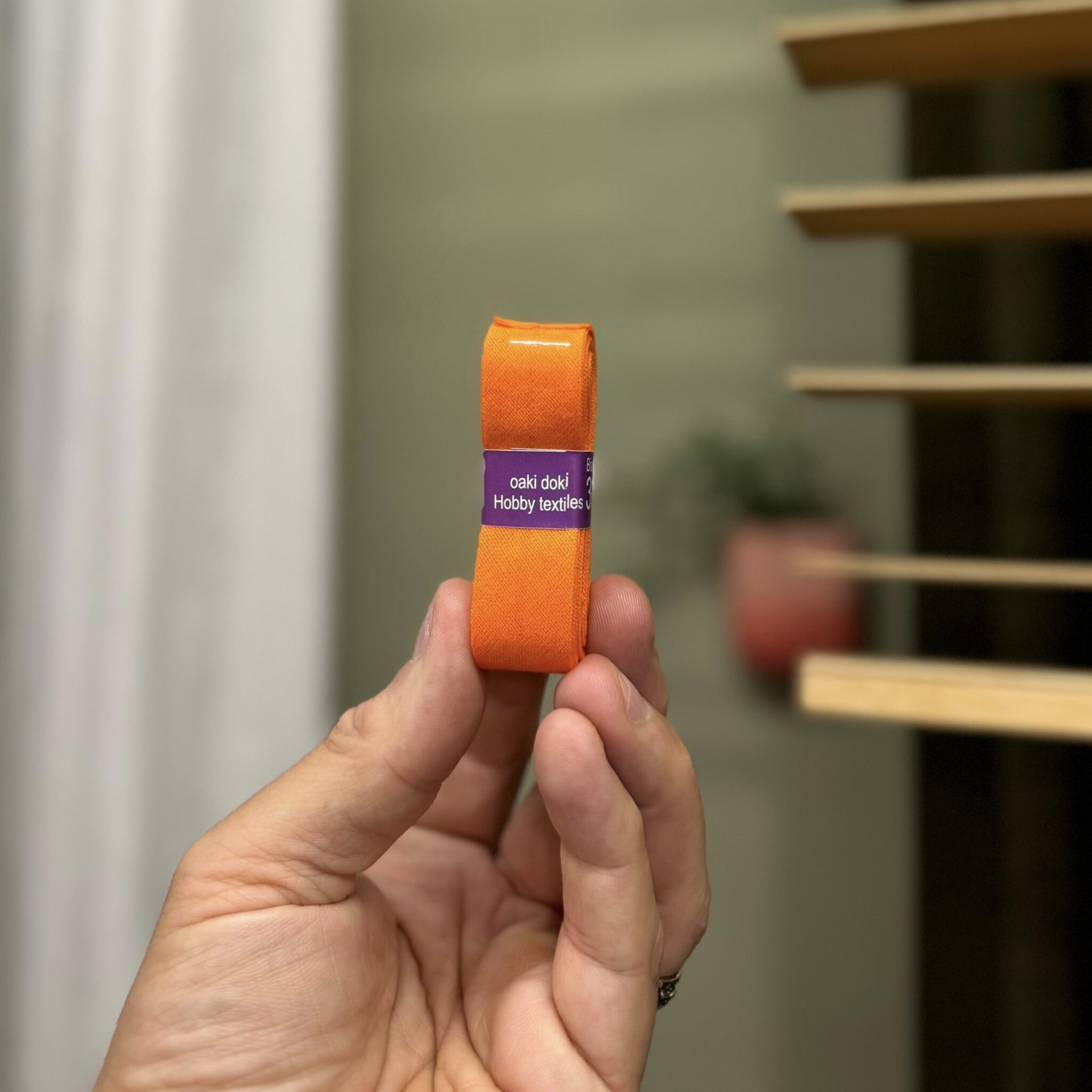Biaisband katoen 3M oranje