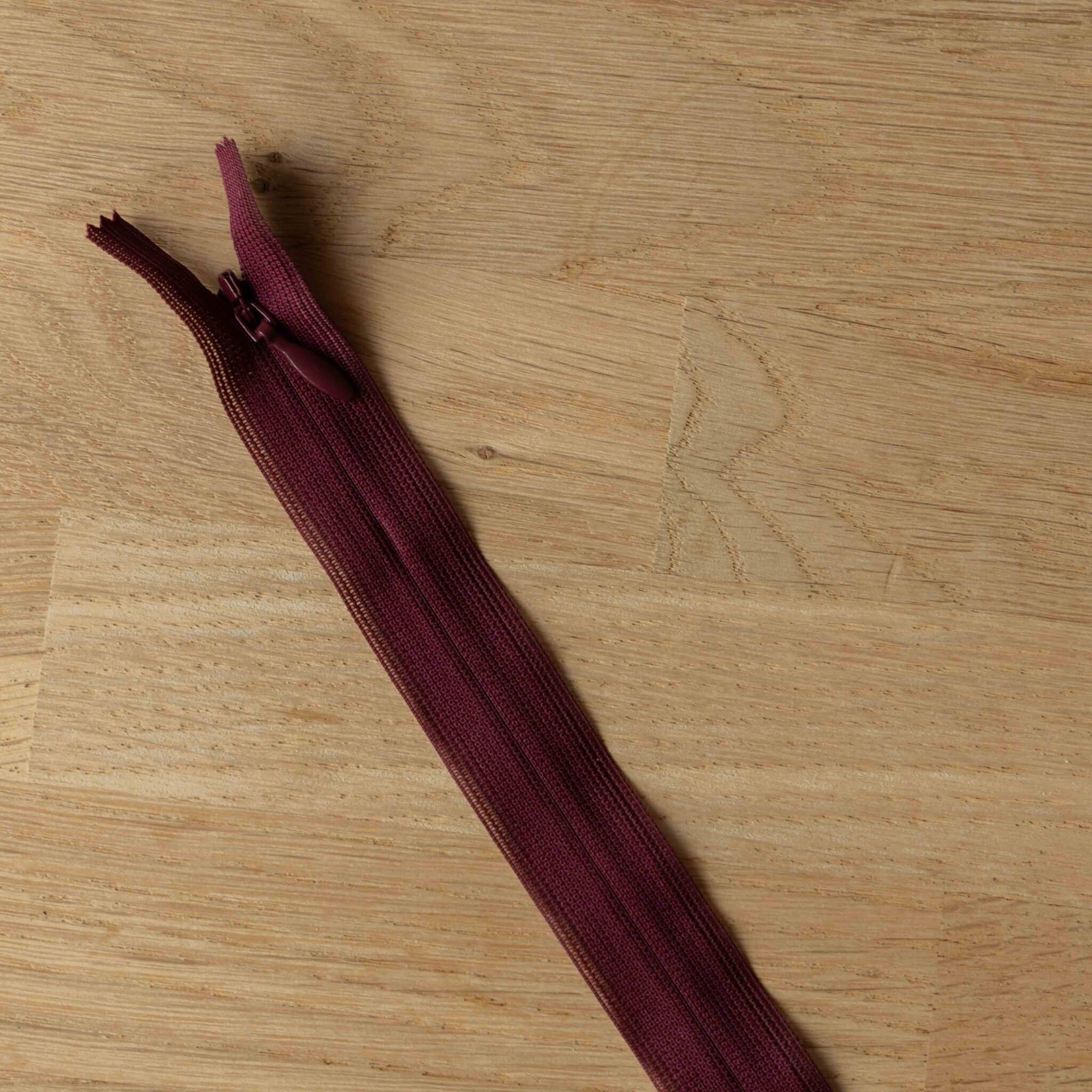 Blinde rits 22 cm - Burgundy (864)