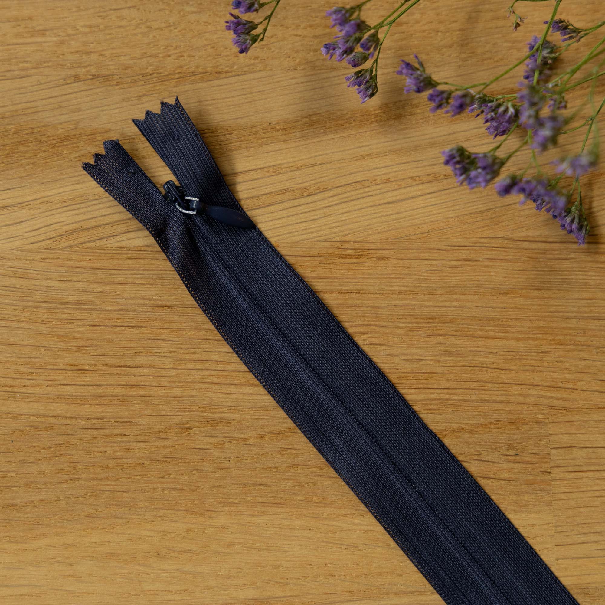 Blinde rits 22 cm - Navy