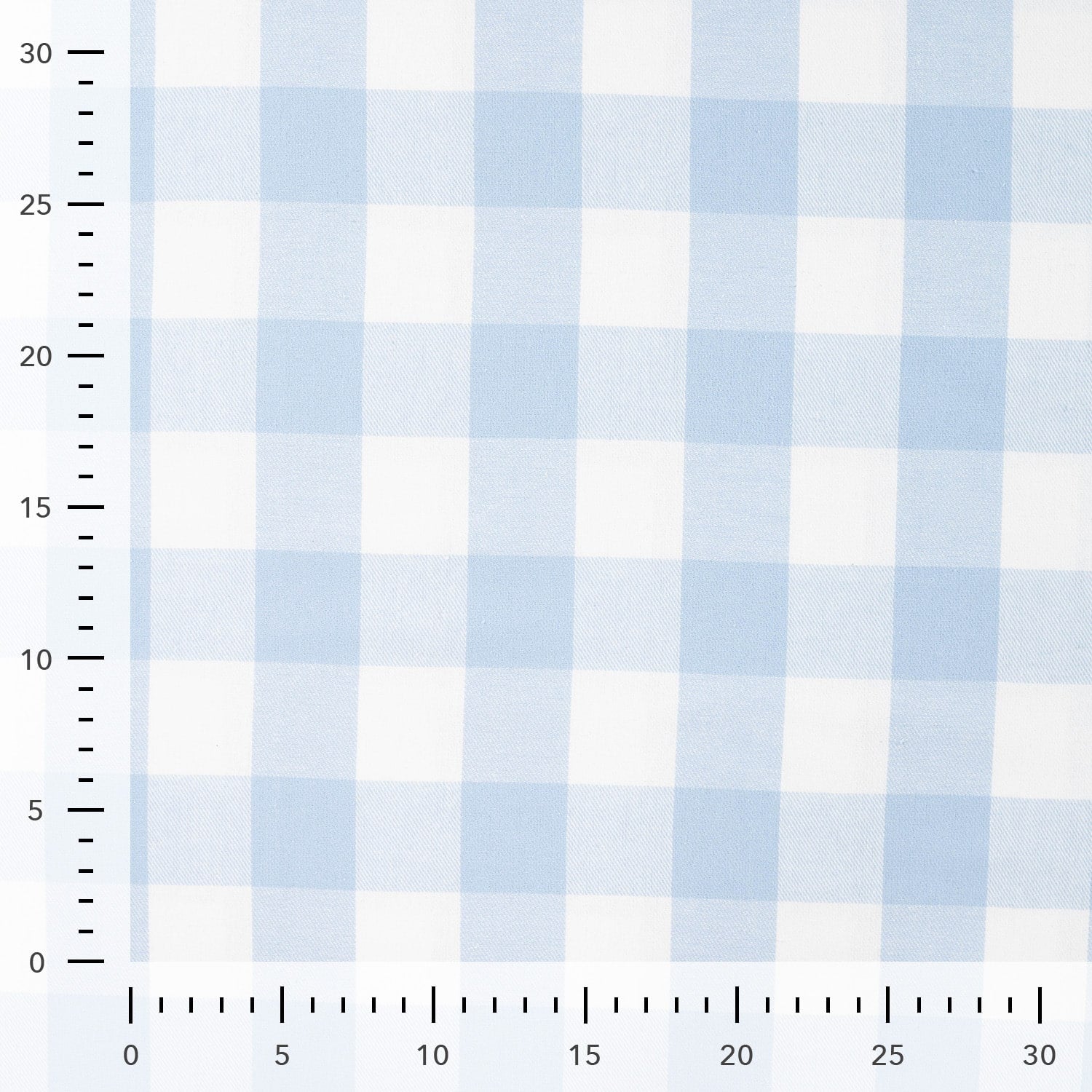 Brushed check flanel blauw/offwhite