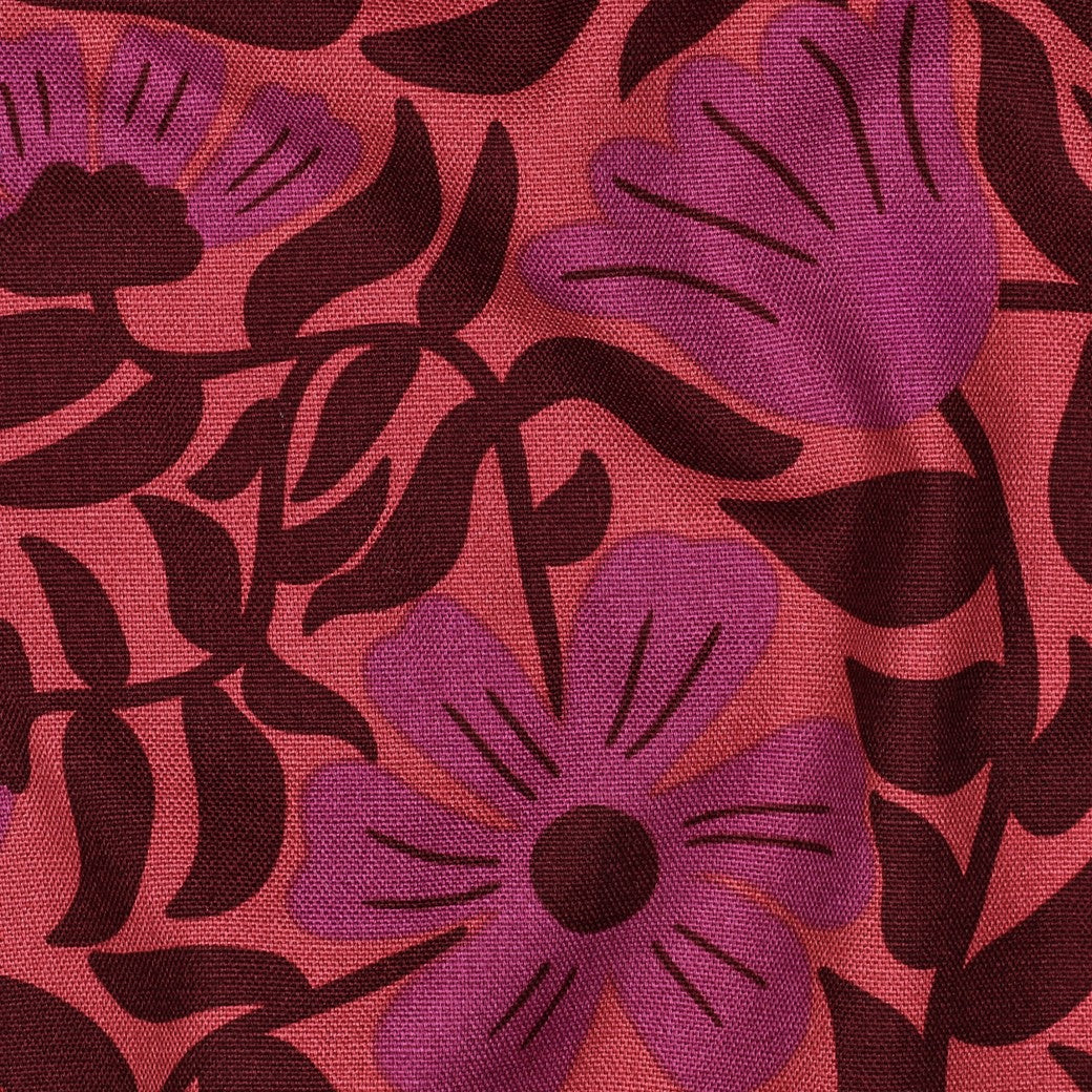 Canvas bloemen roze