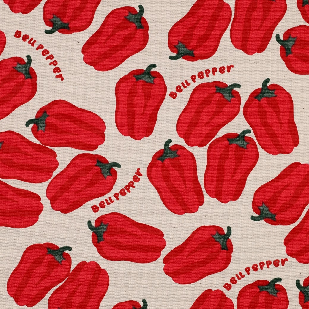 Canvas paprika's naturel