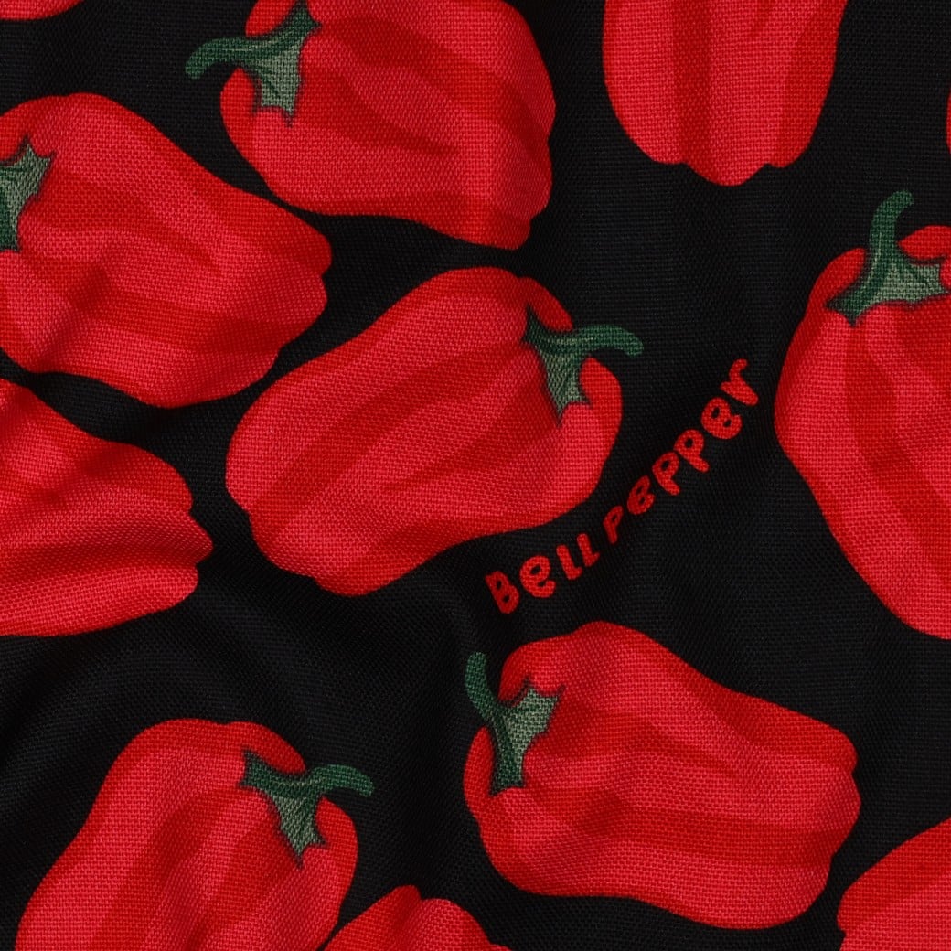 Canvas paprika's zwart