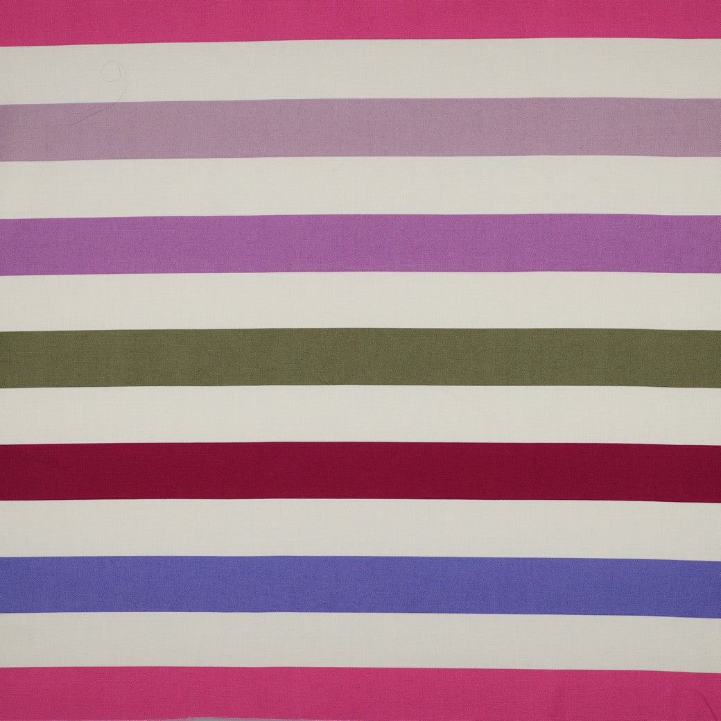 Canvas strepen paars/groen/roze