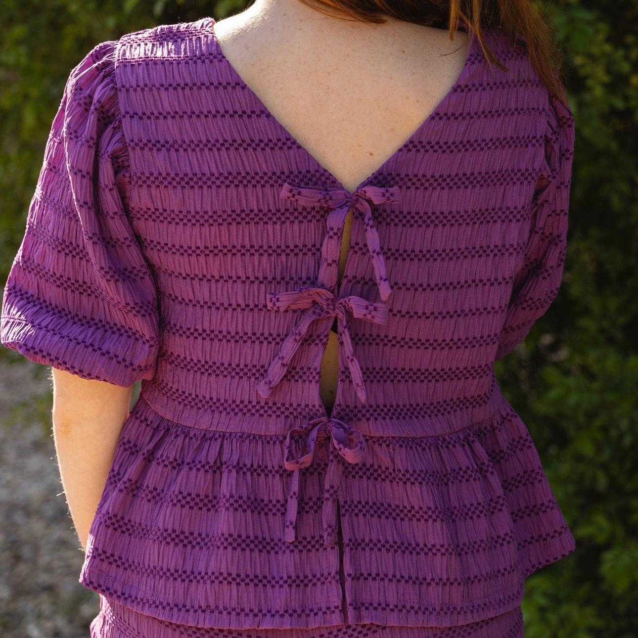 Chenille viscose jacquard cerise