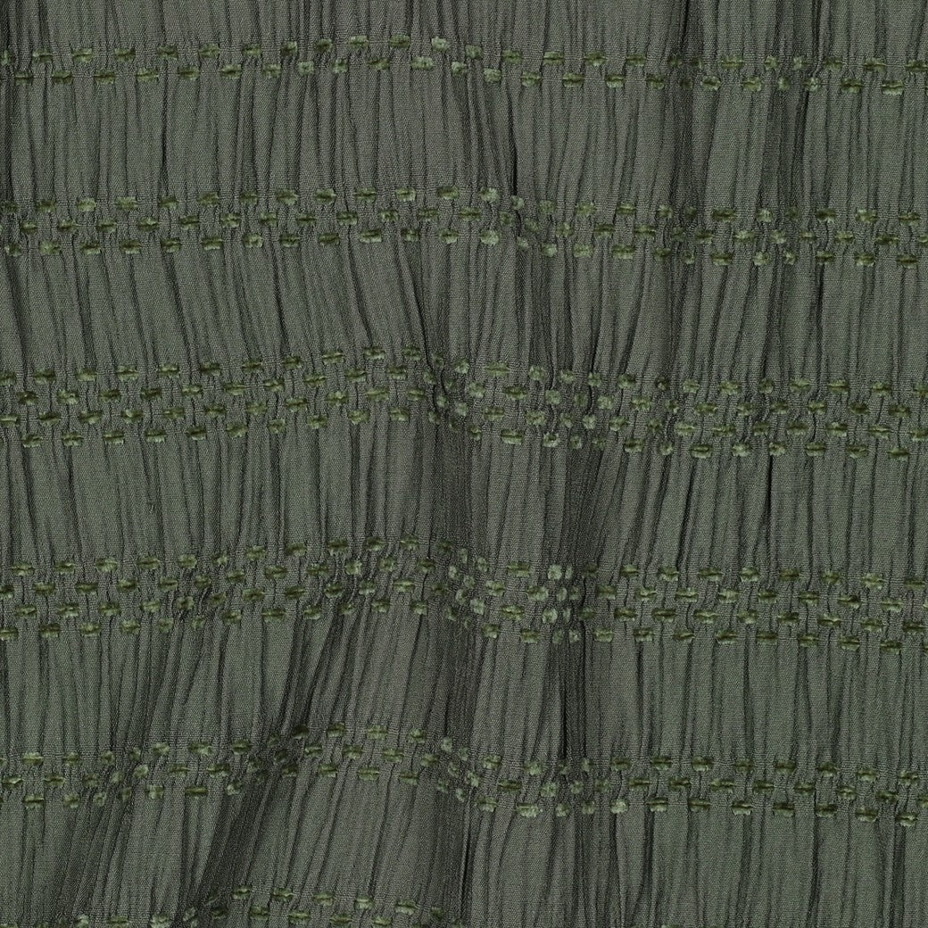 Chenille viscose jacquard legergroen