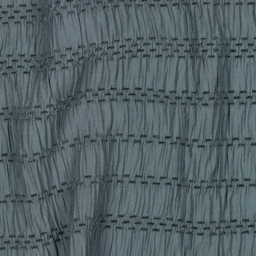 Chenille viscose jacquard misty blue