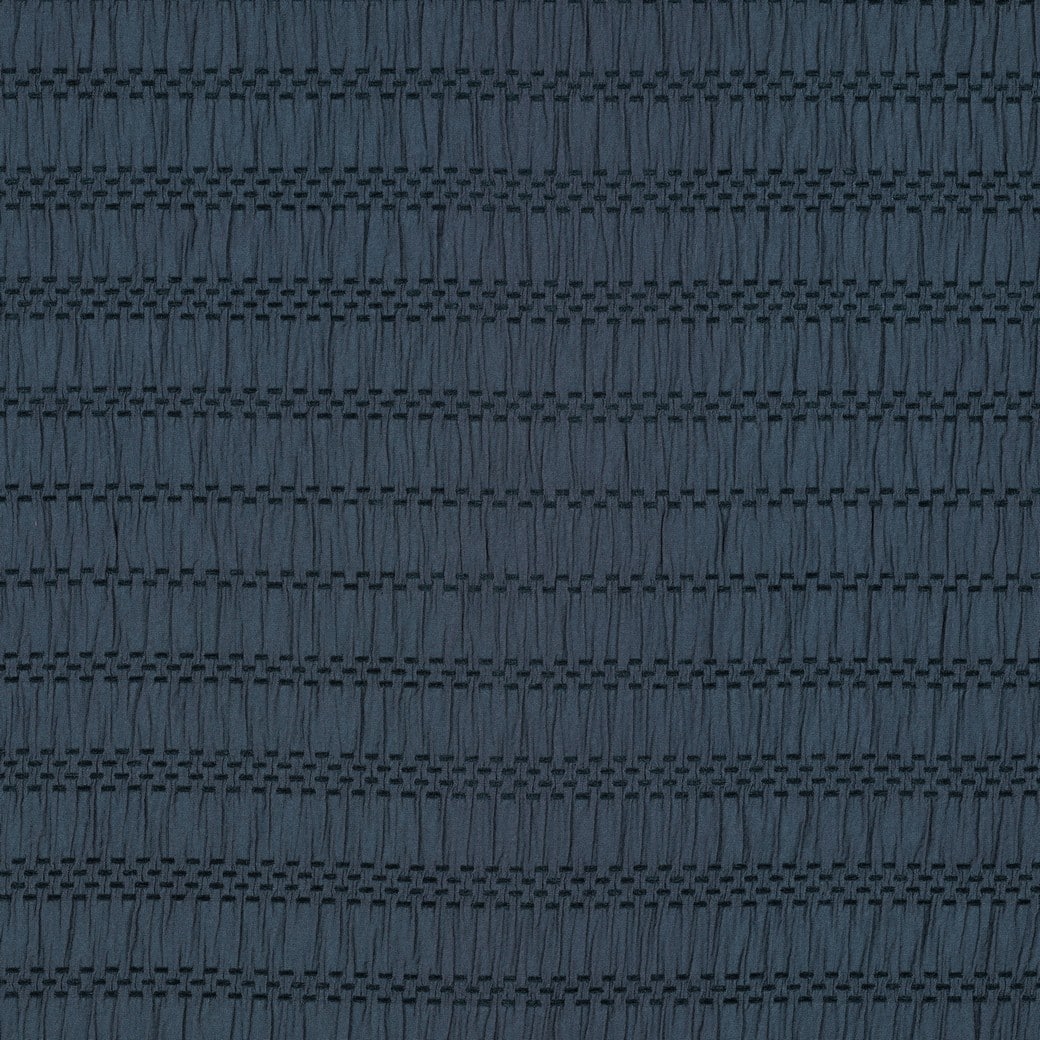 Chenille viscose jacquard navy