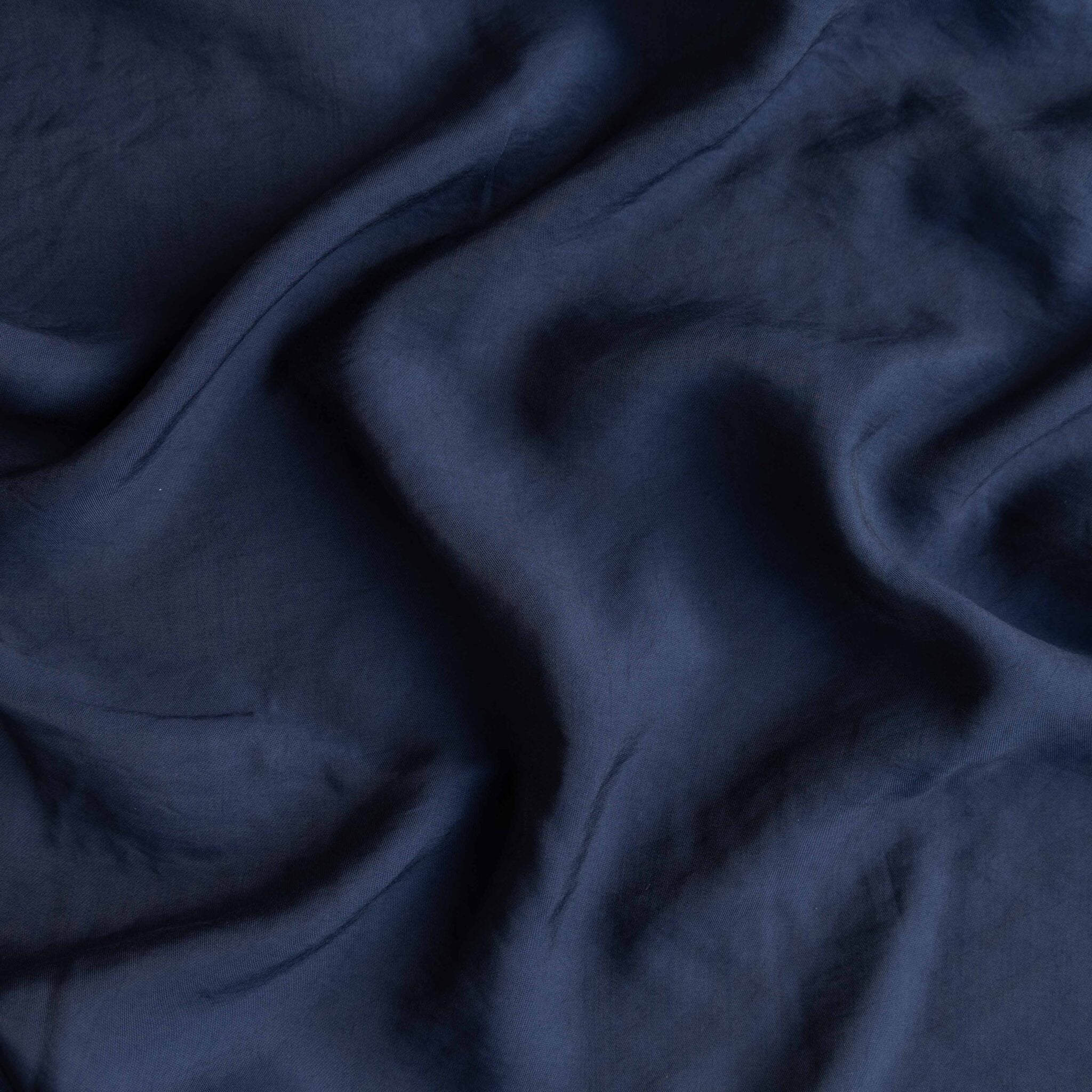 Chinino viscose donkerblauw