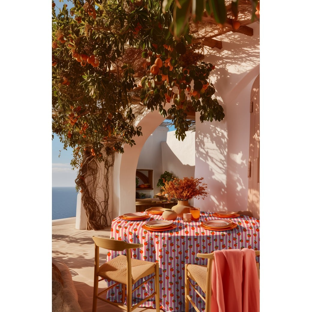 Coated canvas fruit/ruiten groen