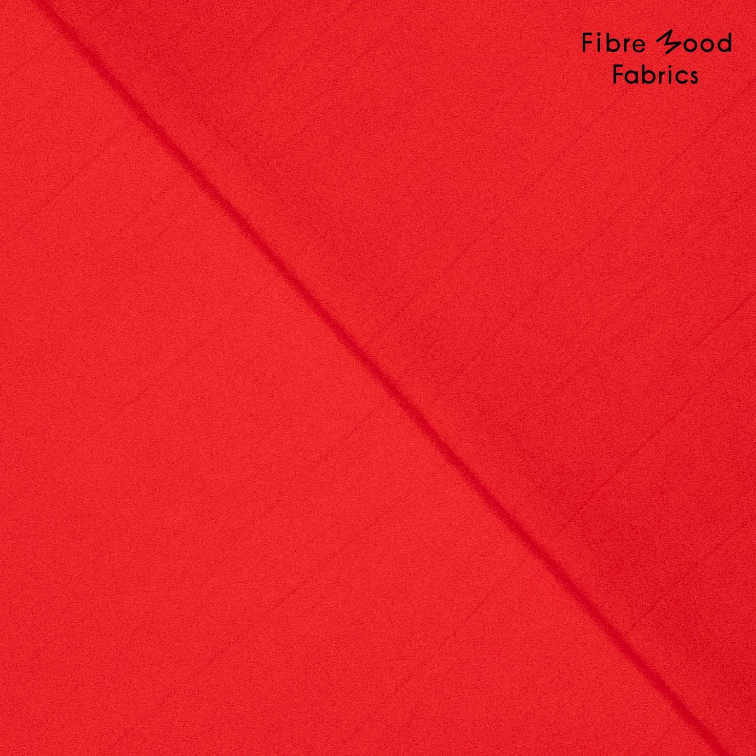 Coupon 100cm Fibre Mood - Geweven viscose/nylon crinkle rood