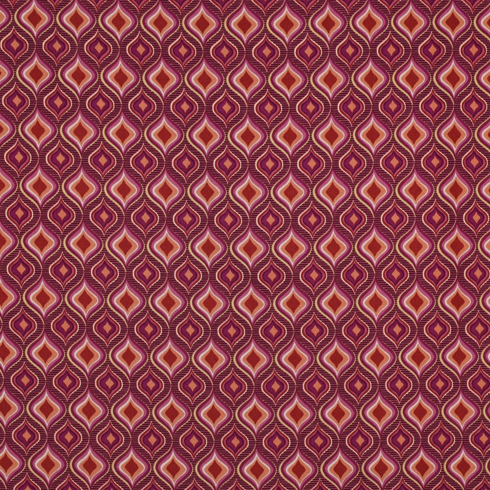 Coupon 105cm rosella stretch retro bordeaux