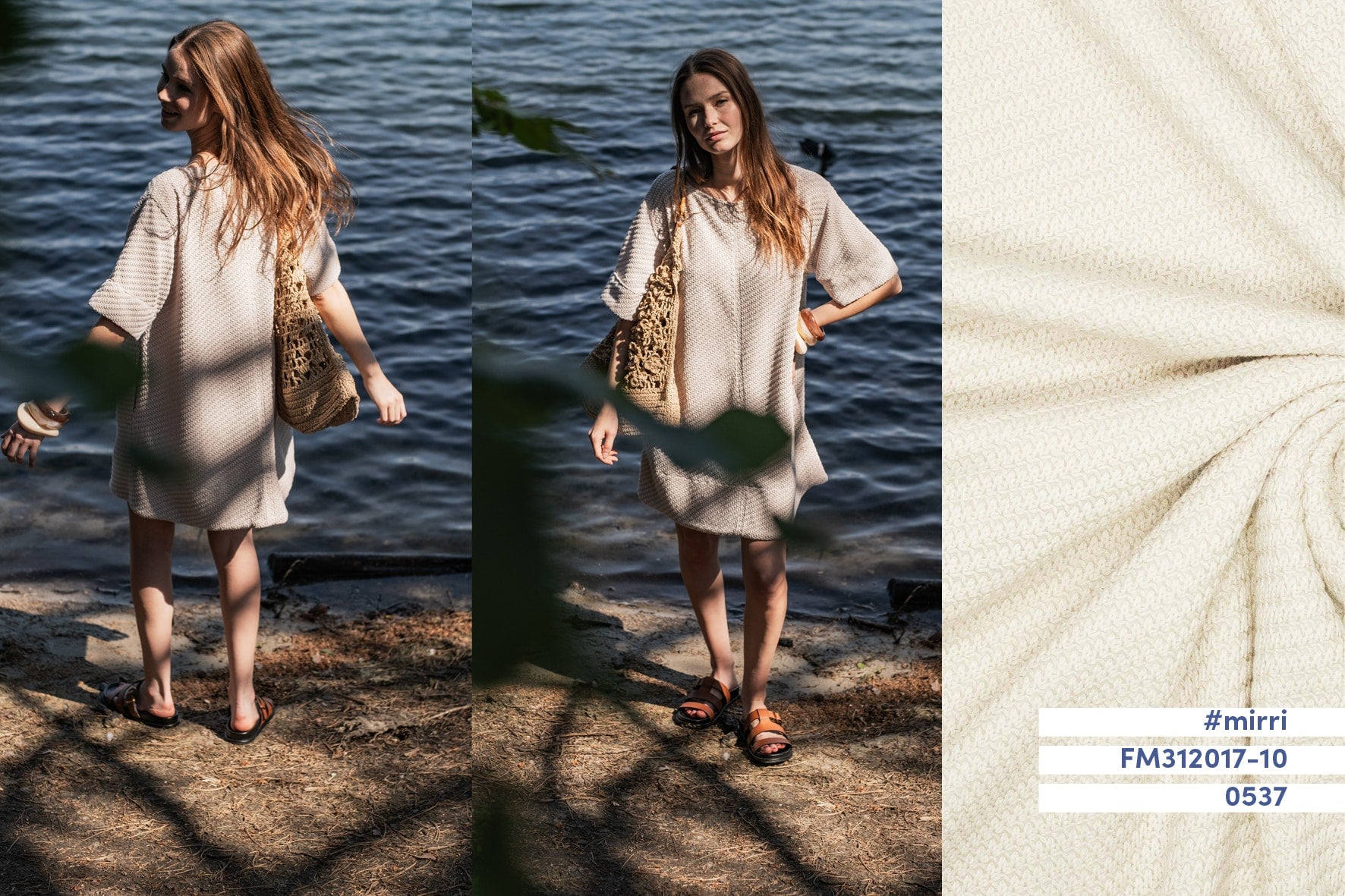 Coupon 130cm Fibre Mood - Knitwear beige
