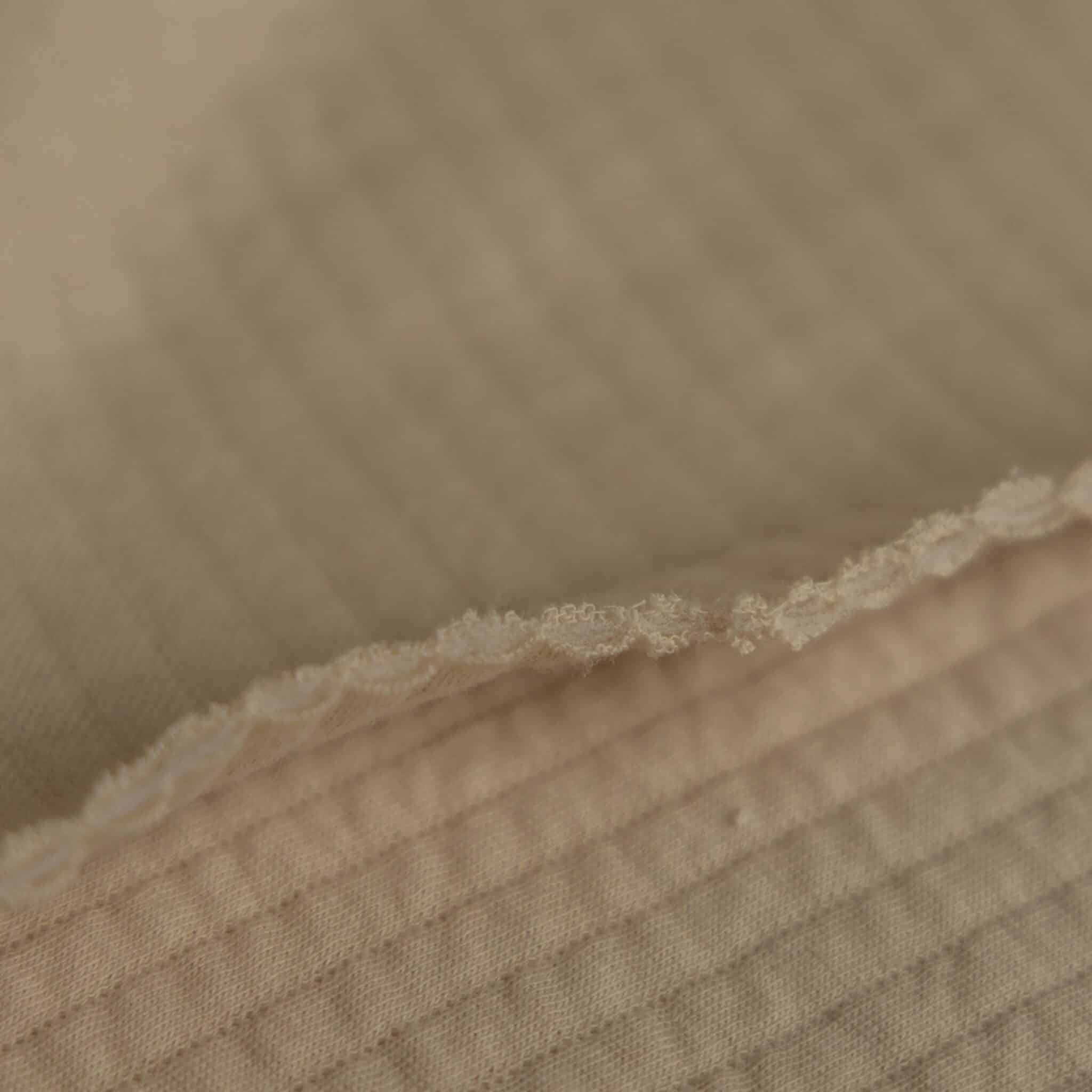 Coupon 150cm quilted jersey ecru/beige