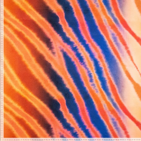Coupon 180cm viscose jacquard digitaal blur