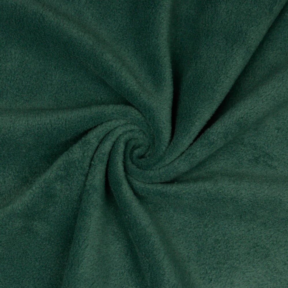 Coupon 40cm lambs fleece anti pilling oudgroen