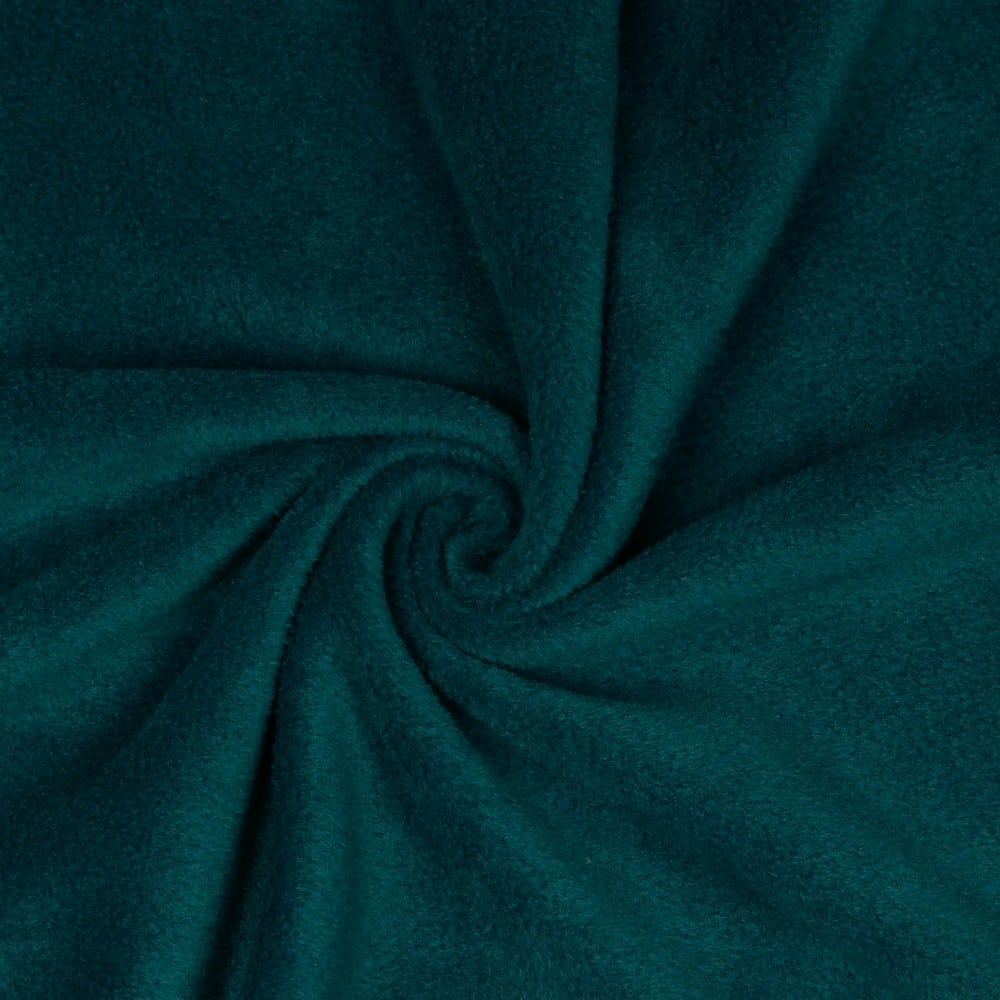 Coupon 45cm lambs fleece anti pilling donker petrol