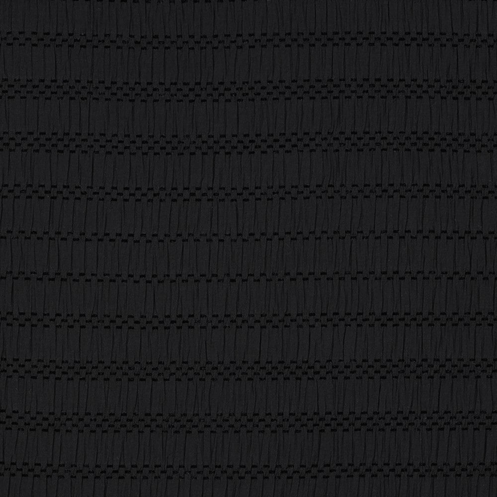 Coupon 50cm chenille jacquard zwart
