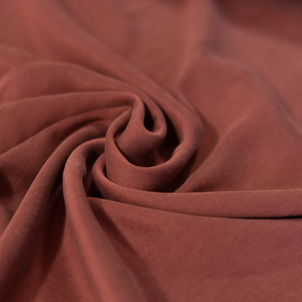Coupon 55cm lyosand stretch warm rood