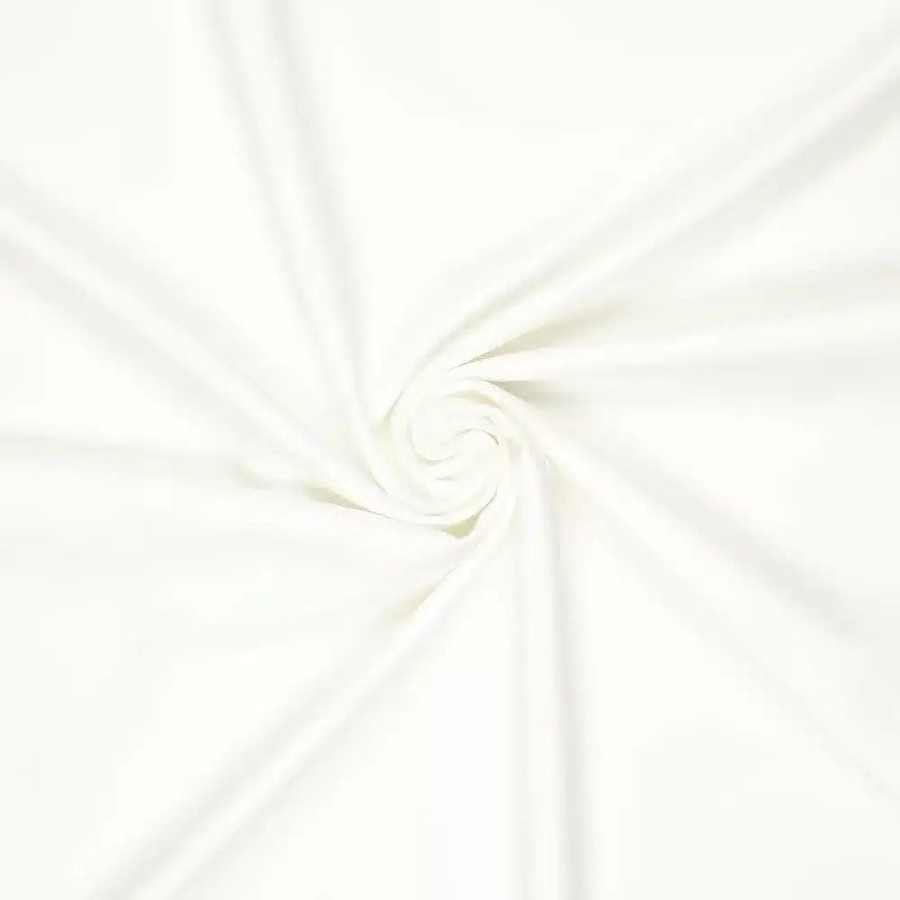 Coupon 60cm double weave 4-way stretch offwhite