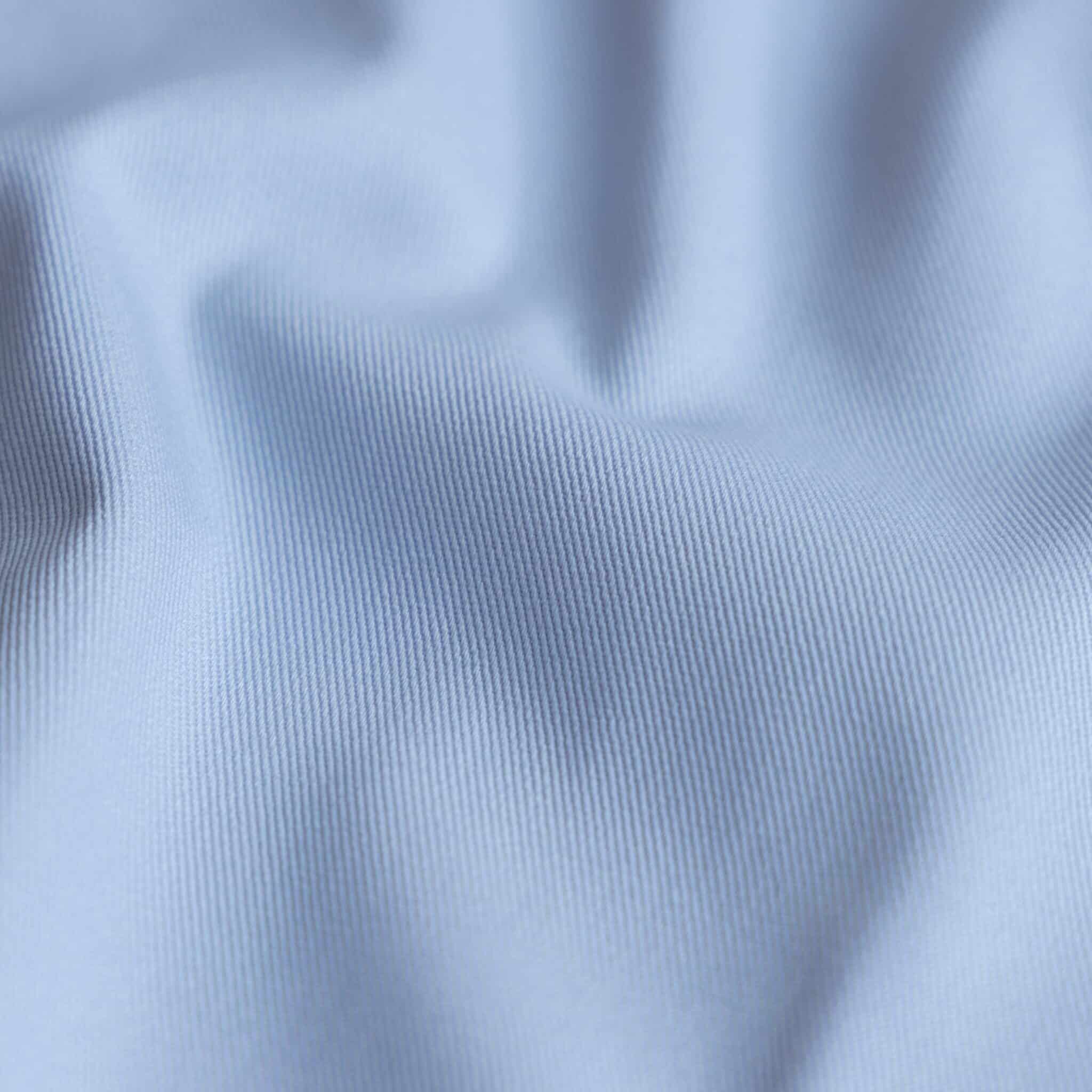 Coupon 60cm Fibre Mood - Katoenen twill stretch lichtblauw