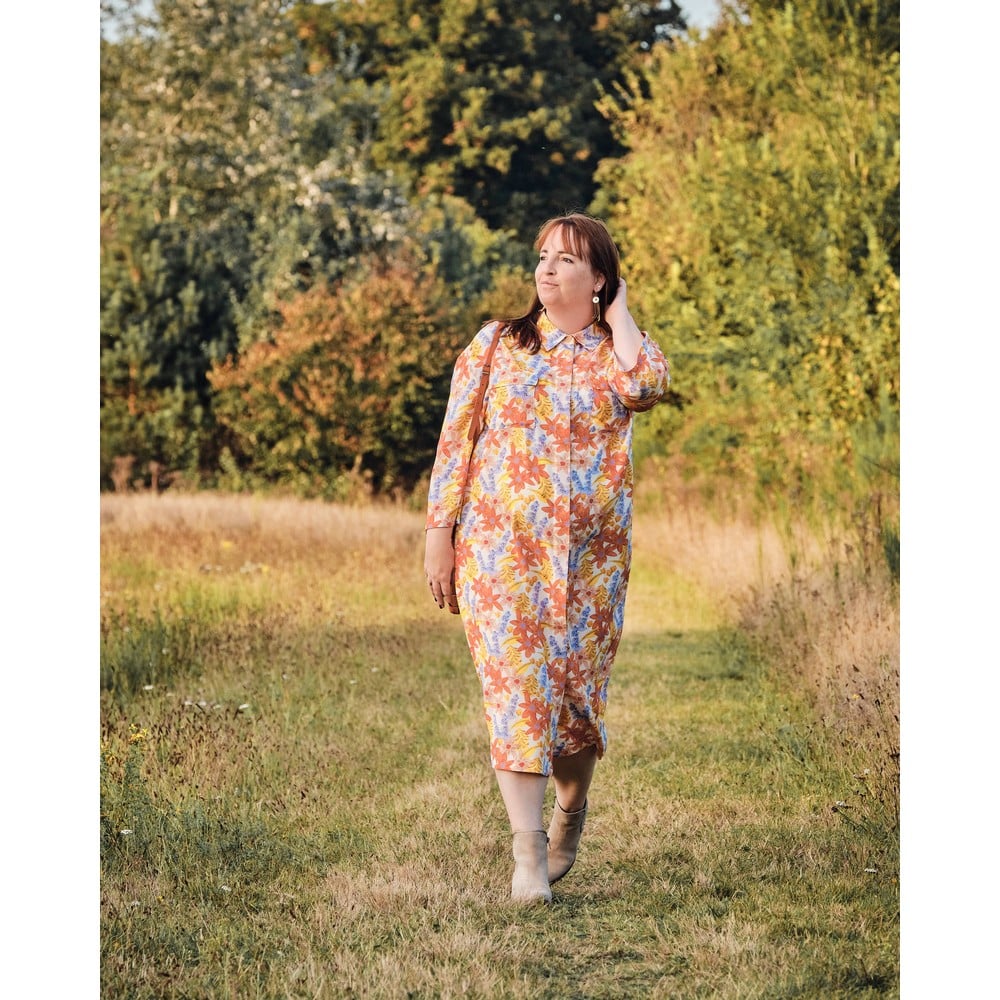 Coupon 60cm Viscose radiance digitaal bloemen multicolor