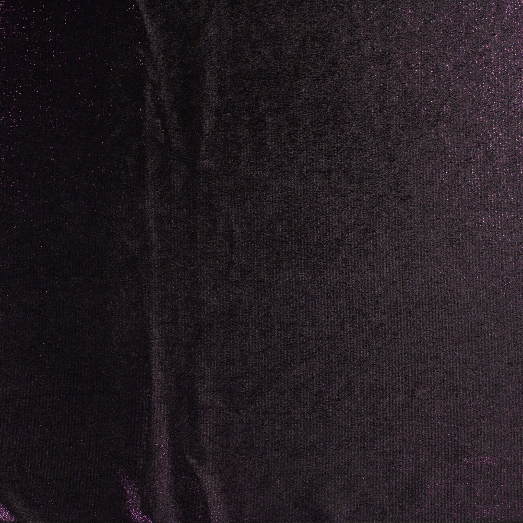 Coupon 65cm velour foil paars