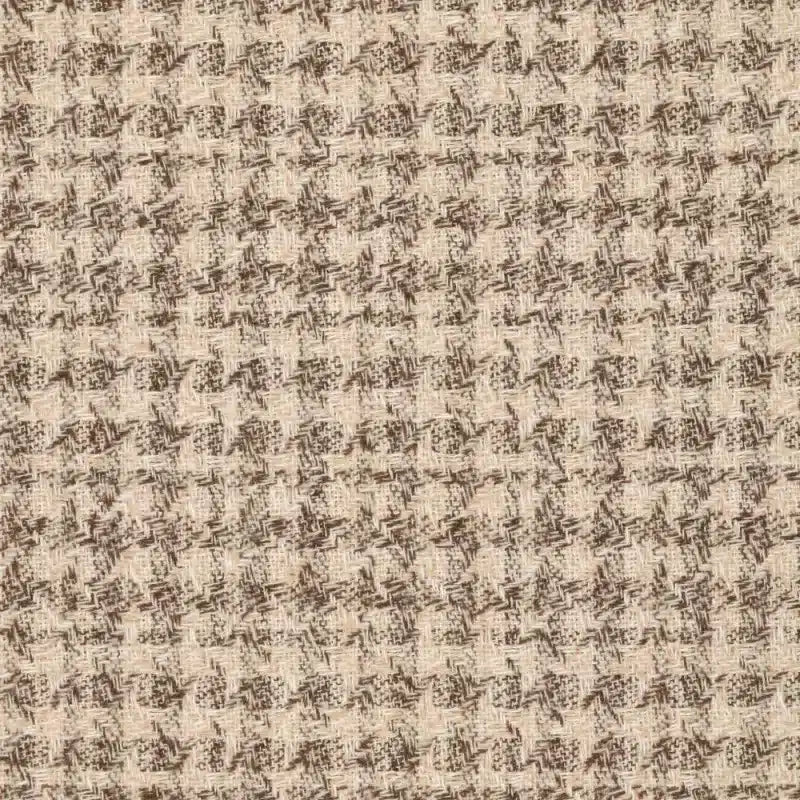 Coupon 70cm wol blend bouclé bruin